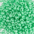 Бисер PRECIOSA 16356 зеленый непрозрачный с глянцевым перламутровым покрытием 20 гр. (№10)*